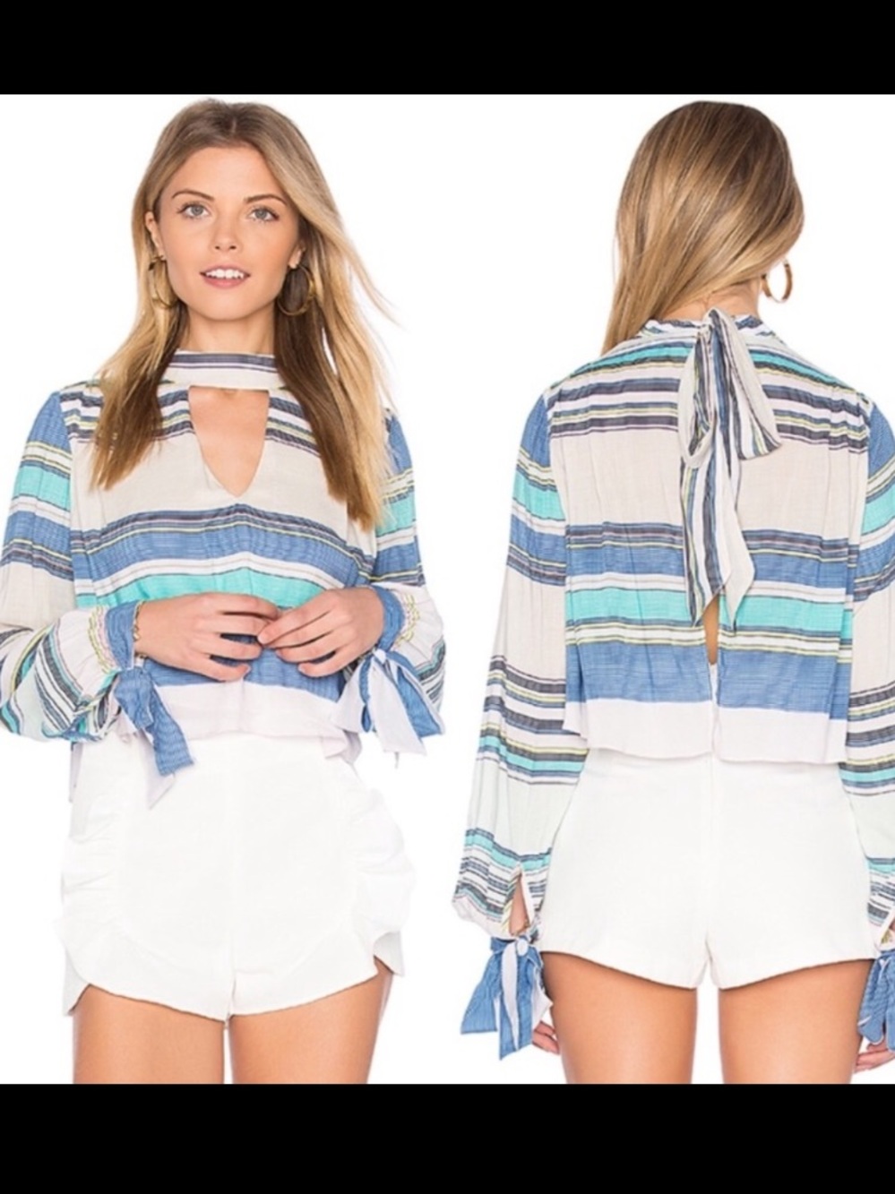 NWOT Wildfox Striped Top